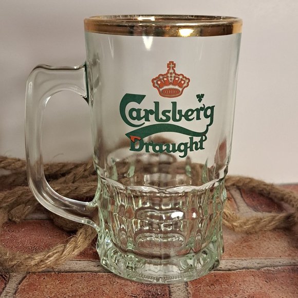 Carlsberg Draught Glass Beer Mug - Picture 8 of 8
